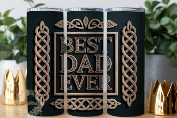 Celtic Knot Dad 20oz Tumbler Wrap