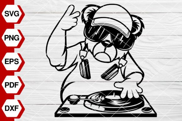 Cool Teddy Bear Svg, Hip Hop Bear -EP708