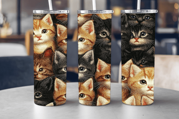 Cute Kitten Parade Tumbler