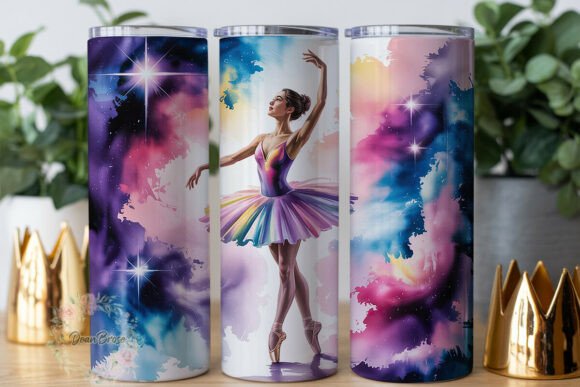 Graceful Ballerina Cosmic 20oz Tumbler
