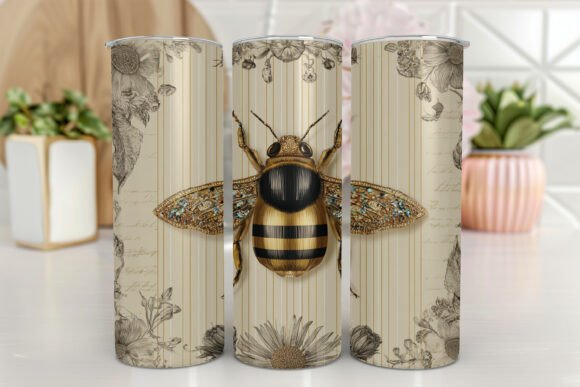 Honey Bee 20oz Sublimation Tumbler