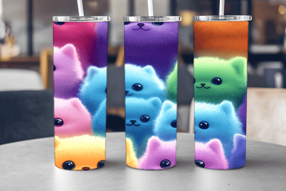 Joyful Kitten Tumbler Wrap