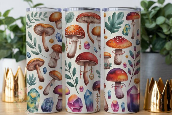 Mystical Forest Fungi Tumbler Wrap