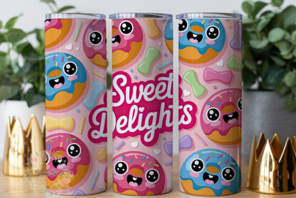 Sweet Donut Delights 20oz Tumbler Wrap